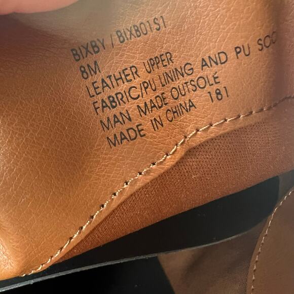 Steve Madden Bixby Leather Pointed Toe Boots Brown Women 8M Tried On - Picture 8 of 10